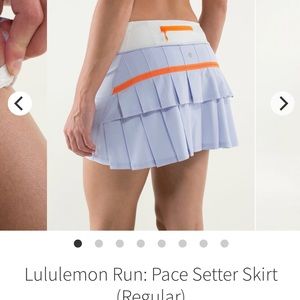 NWT - Lululemon Pace Setter Skirt Size 6